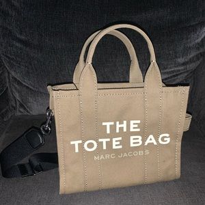 Mini Marc Jacob Tote Bag in the color Slate Green